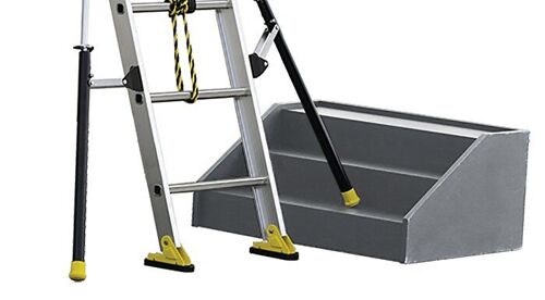 Echelle coulissante 3 plans à corde C3 STAB' 4m60/11m50