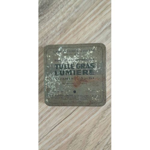 Boite Métal Vintage Tulle Gras