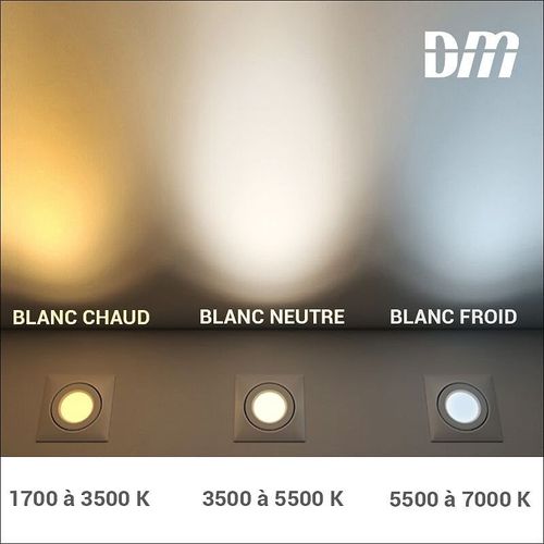 Sylvania - Led Spot - Gu10 - 4,5w (Remplace 50w) 50mm 3000k Blanc Chaud