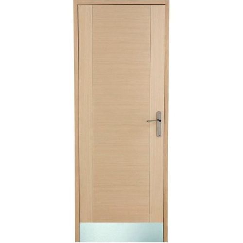 Plinthe de porte adhésive en aluminium - argent - 250x730 mm BILCOCQ