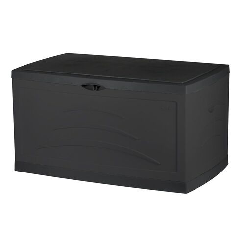 Malle De Jardin Gris Anthracite - 500 Litres - Maxi Serena Eda Plastiques