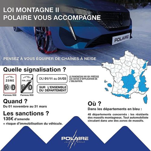 Chaine Neige Eco Prime 225/55x18 195/55x20 205/55r19
