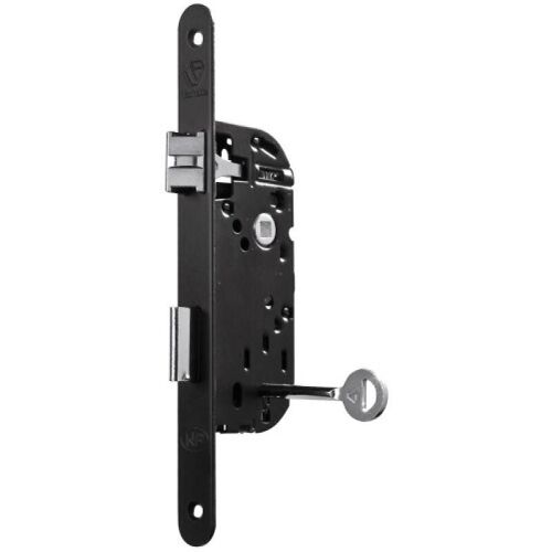 Serrure à larder - à pêne dormant - axe 40 mm - gauche - blanc - D25 VACHETTE