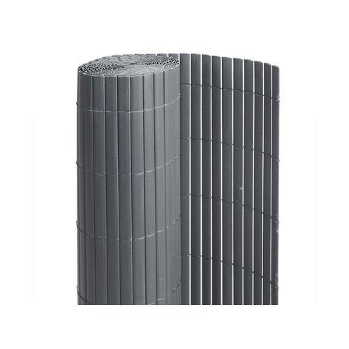 Canisse Pvc Double Face Anthracite 18 M - 6 Rouleaux De 3 X 1,80 M - Jardideco