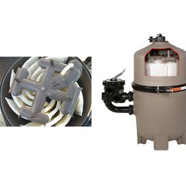 Filtration piscine - Diatomées - Pro Grid - 30 m3/h - Hayward