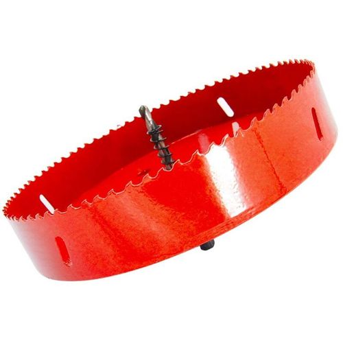 Scie Cloche Bi-metal, Scie Cloche Bois O200mm, Scie Trepan Foret de Centrage, pour Percer Plastique, PVC, Bois, Panneaux Fibres, Metal Souple goodnice