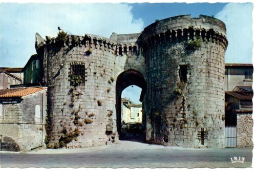 Carte Postale Cognac Charente 3 Les Vieilles Tours 9/14 Cm Iris Procédé Mexichrome Neuve