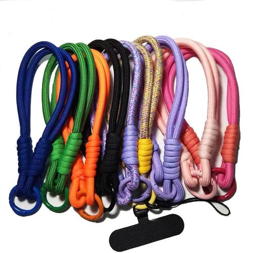 Lanière De Téléphone Créative, Jolie Dragonne Tissée, Bracelet De Sécurité Multifonctionnel, Écouteurs, Corde Courte Anti-Perte, Porte-Clés Portablepolyester / Nylon01