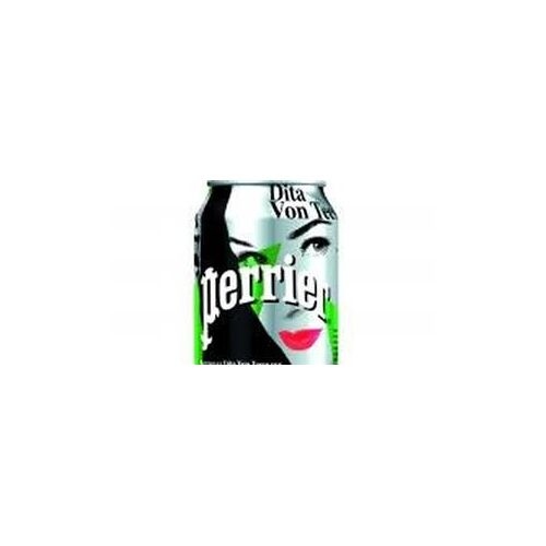 Canette Vide Perrier 33 Cl Dita Von Teese Égérie De L'effeuillage Sophistiqué - 2010