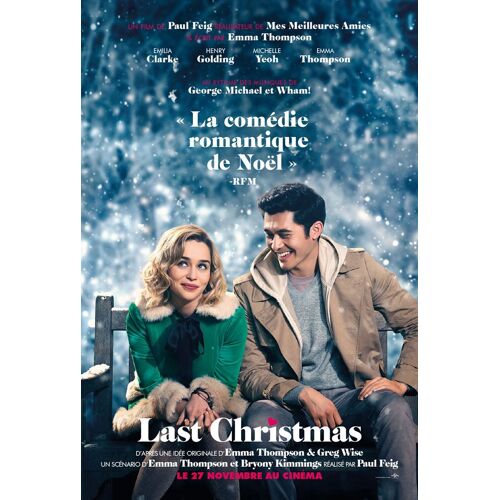 Last Christmas - Véritable Affiche De Cinéma Roulée Neuve - Format 120x160 Cm - Neuf -