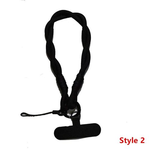 Lanière De Téléphone Créative, Jolie Dragonne Tissée, Bracelet De Sécurité Multifonctionnel, Écouteurs, Corde Courte Anti-Perte, Porte-Clés Portablepolyester / Nylon12