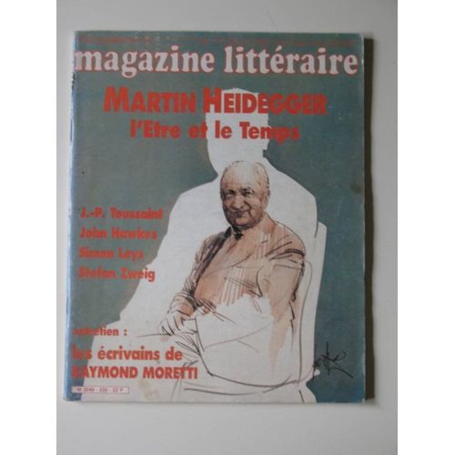 Magazine Littéraire N°235, Novembre 1986 : Martin Heidegger L'etre & Le Temps