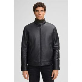Blouson En Cuir Jace, Noir