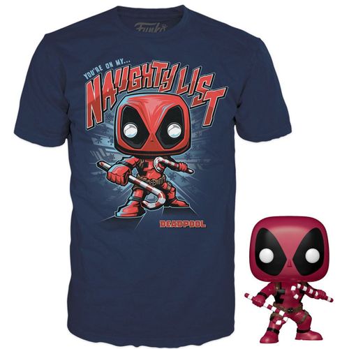 Figurine Funko Pop - Deadpool [Marvel] N°400 - Deadpool (Métallique) - T-Shirt (63653)