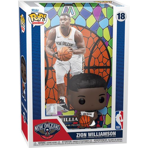 Nba - Figurine Pop! Trading Cards Zion Williamson (Mosaic) 9 Cm