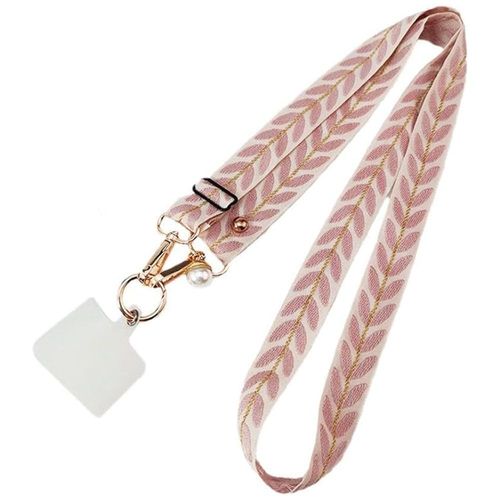 Lanière Cordon Pour Téléphone Portable, Cordon Universel Léger Réglable Installation Facile - Rose - E.F.Connection