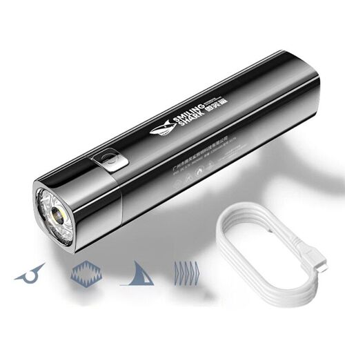 Lampe De Poche Tactique Led Ultra Brillante, 2 En 1, 990000lm, G3, Torche Pour L'Extérieur