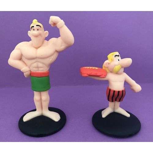 Figurines 22 Cornedurus Et Astérix Aux Jo - Série Astérix Et Obélix (Mac Donalds 2019)