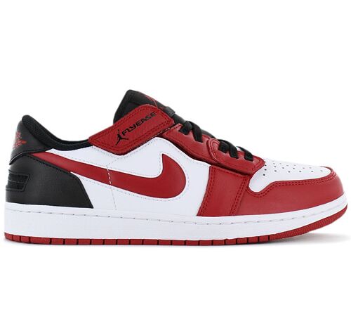 Air Jordan 1 Low Flyease Baskets Sneakers Chaussures Cuir Blancsrouge Dm1206s163
