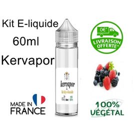 e-liquide Fruits Rouges 0mg 60ml KERVAPOR