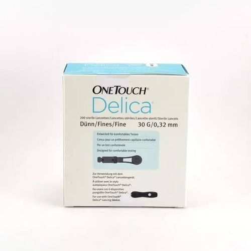 One Touch Delica, 200 Lancettes Stériles Fines