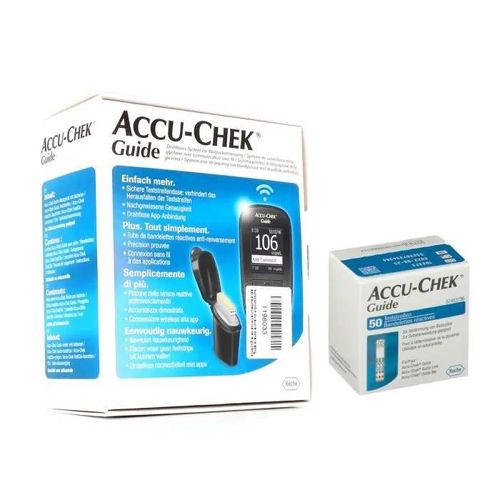 Accu-Check Guide Kit Lecteur + Bandelettes En Boite De 50