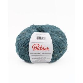 Pelote De Laine Et Alpaga À Tricoter Phil Couture - Phildar Prusse Vert