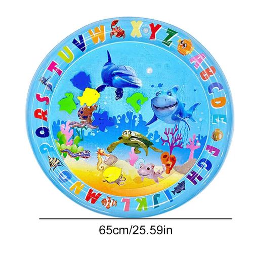 Polymères De Jeu D'eau Mentaires Oriel Pour Chats Avec Poisson,Coussin D'eau Gonflable Épaissi Pour Enfants,Coussin De Temps Drôle,Jouets Mentaires Oriels.04.