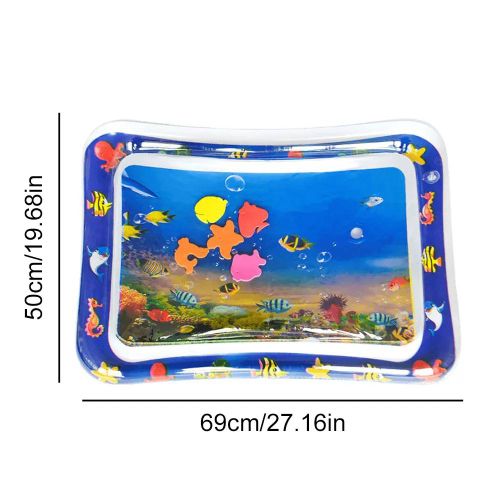 Polymères De Jeu D'eau Mentaires Oriel Pour Chats Avec Poisson,Coussin D'eau Gonflable Épaissi Pour Enfants,Coussin De Temps Drôle,Jouets Mentaires Oriels.09.
