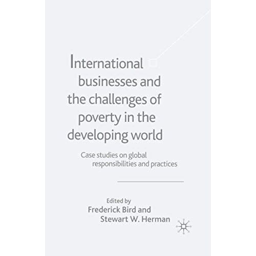International Businesses And The Challenges Of Poverty In The Developing World