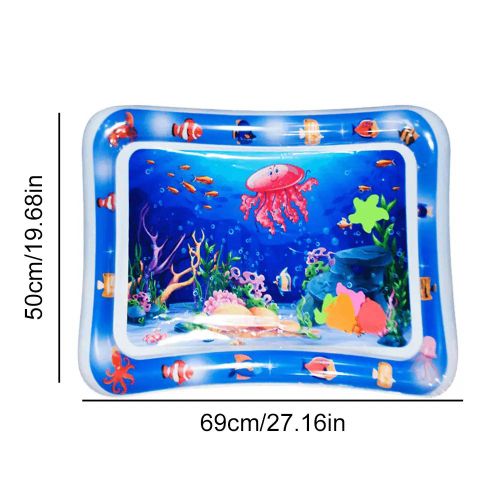 Polymères De Jeu D'eau Mentaires Oriel Pour Chats Avec Poisson,Coussin D'eau Gonflable Épaissi Pour Enfants,Coussin De Temps Drôle,Jouets Mentaires Oriels.08.
