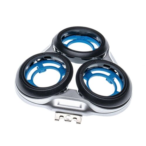 Cadre de tête de rasoir vhbw compatible avec Philips S5270, S5340, S5230, S5355, S5320, S5330, S5250, S5251, S5150, S5210, S5310, S5271, S5290, argent