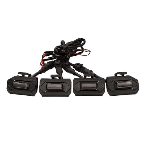 4pcs Led Front Grill Lights For Off Road 2020 2021 External Grill Lamp, White Light