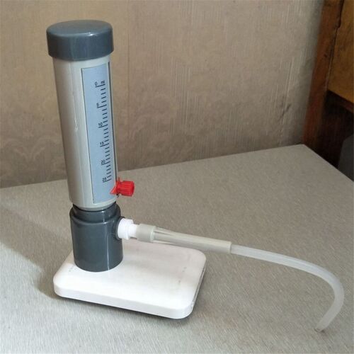 Distributeur De Bouteille Laboratoire Économique Semi-Automatique, Type Manchon Distribution Liquide, Additionneur Liquide Réglable 5 À 25 Ml