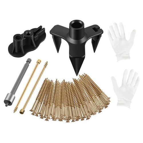 Kit De Réparation Sol, Plus Grincements, Élimine Les Grincements S'adapte À La Plupart Des Planchers Bois Franc, Utilisé Pour Réparer Revêtements Sol