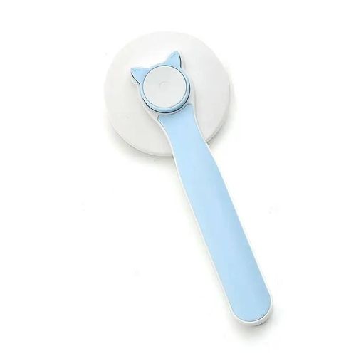 Nouveau Peigne Pour Animaux De Compagnie En Acier Inoxydable Nettoyage Massage Chien Épilation Brosse Fonction Autonettoyante Brosse De Toilettage.Blue.