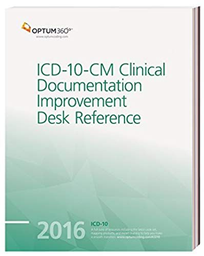 Clinical Documentation Improvement Desk Reference 2016