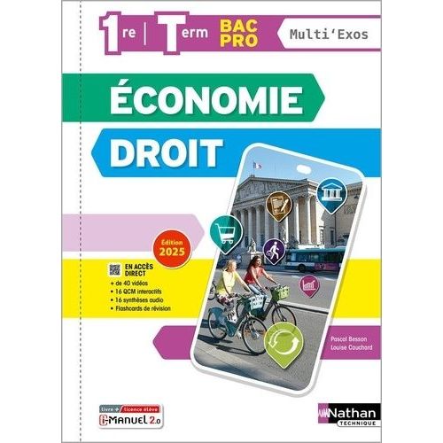 Economie-Droit 1re/Tle Bac Pro Multi'exos - Livre + Licence Élève