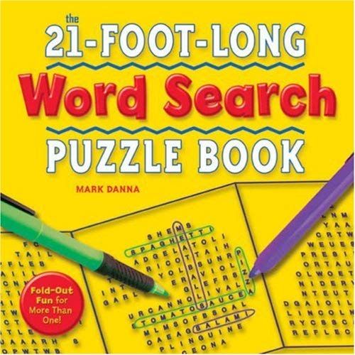 21-Foot-Long Word Search Puzzle Book: Fold-Out Fun For More Than One!