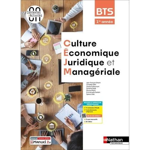 Culture Économique, Juridique Et Managériale Bts 1re Année Contexte & Activités