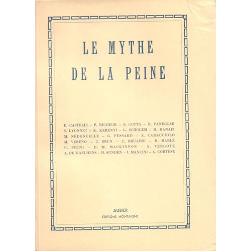 Le Mythe De La Peine