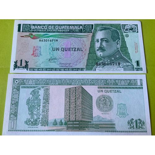 Billet Guatemala 1 Quetzal