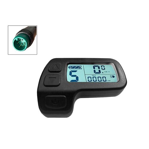 Ebike Display KT-LCD11 Mini Display 24V 36V 48V Prise éTanche Affichage de VéLo éLectrique pour Kunteng Controller Ebike Panel