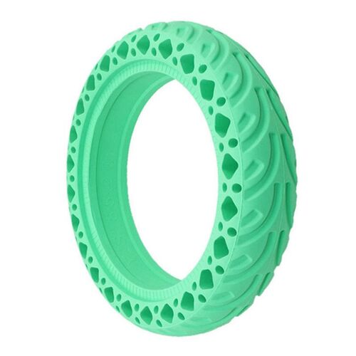 Pneu en Nid D'Abeille de 8,5 Pouces pour Scooter éLectrique M365 Pro1S MI3 Taille 8,5X2 Amortisseur Pneu D'Amortissement Vert