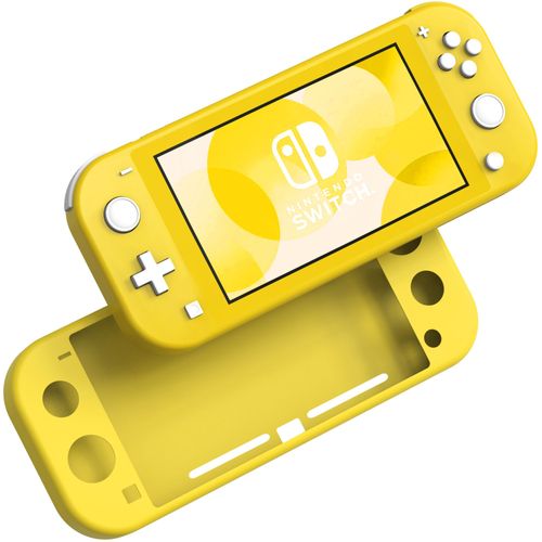 Coque Silicone Jaune Compatible Avec Nintendo Switch Lite - Etui Housse Protection Anti Rayure Anti Choc Anti Dérapant Phonillico©
