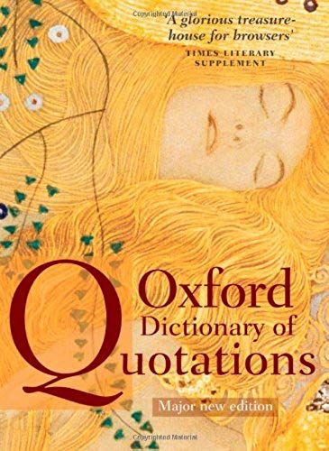 Oxford Dictionary Of Quotations