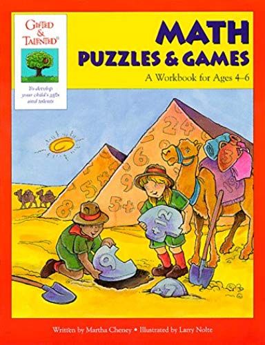 Gifted And Talented: Math Puzzles And Games: A Workbook For Ages 4-6 (Gifted & Talented Series)