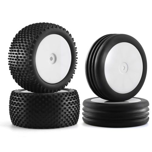 82&87mm 1/10 2wd Rc Off-Road Voiture Pneus En Caoutchouc Roues Pneus Pour Xb2 Serpent Srx2 Srx4 Bandit Tekno