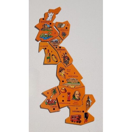 Magnets Europe 1995 En Puzzle : Grande Bretagne. Le Gaulois