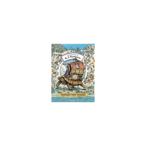 Fantasy Tiny Homes Coloring Book